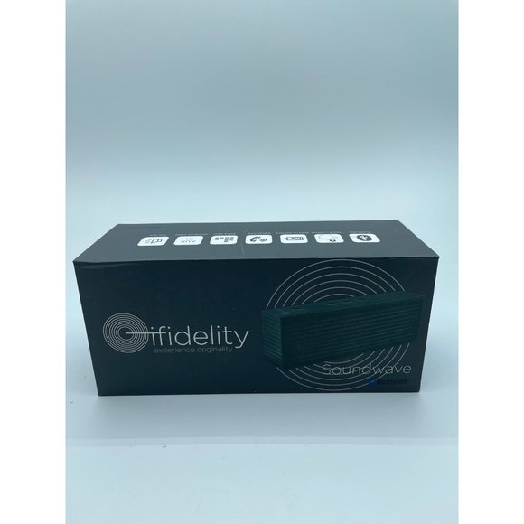 I-fidelity soundwave One Nation Title portable Bluetooth speaker 7199-18bk - Picture 1 of 4